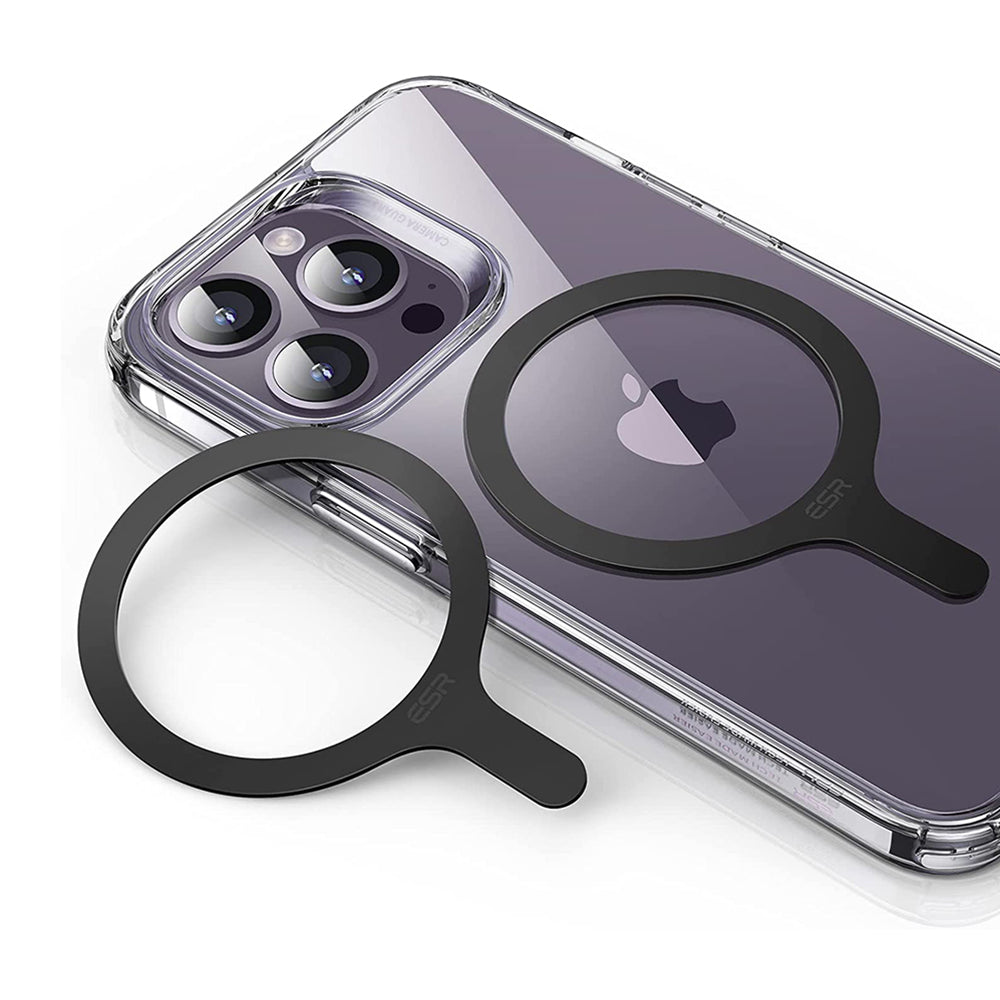 Metalna nalepnica ESR HaloLock, Set 2 komada, Crna