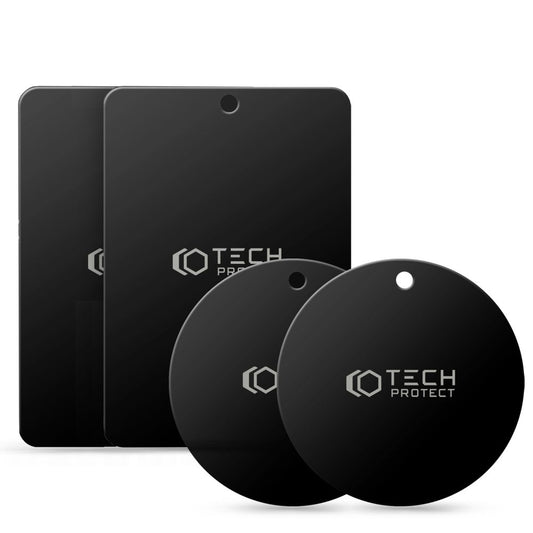 Metal Sticker Tech-Protect, Set 4 pieces, Black THP1233BLK