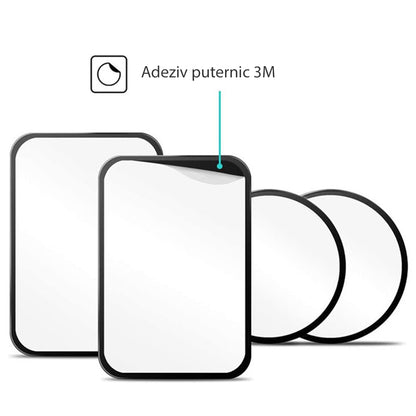 Stiker Metalik Techsuit MP02 2in1, Crni