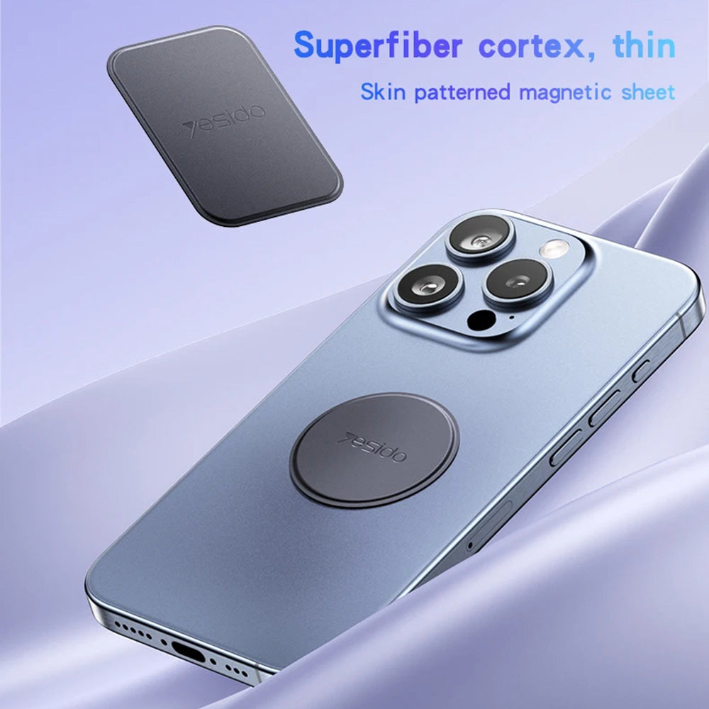 Stiker Metalik Yesido C207 2in1, Crni