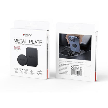 Stiker Metalik Yesido C207 2in1, Crni