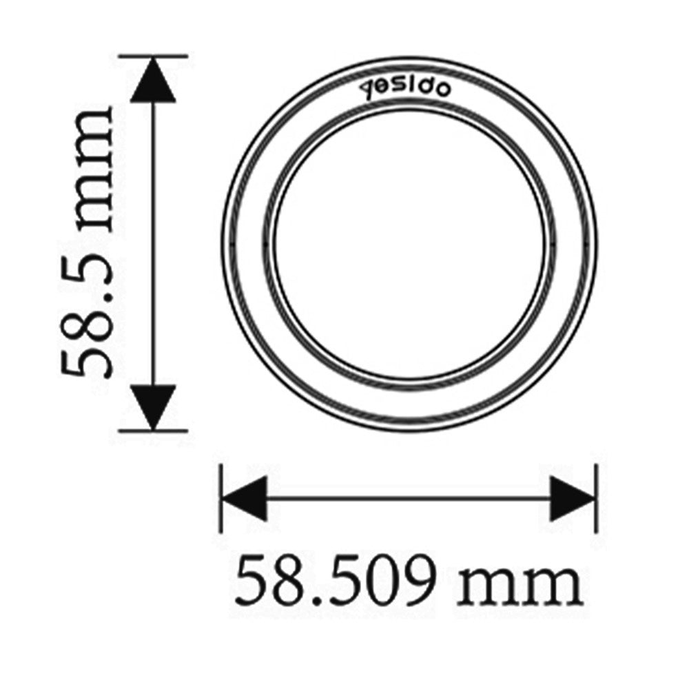 Stiker Metalik Yesido C208, Crni