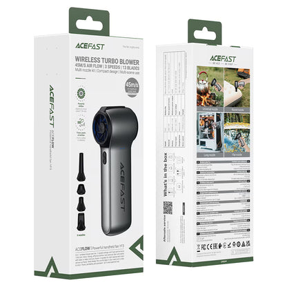 Ventilator Acefast YF3, Siva
