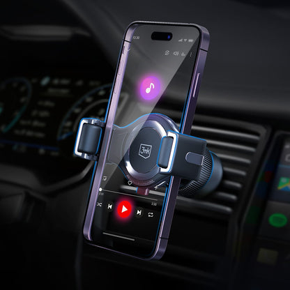Auto nosač 3MK Memo Hug, 4.5inch - 6.7inch, Crni