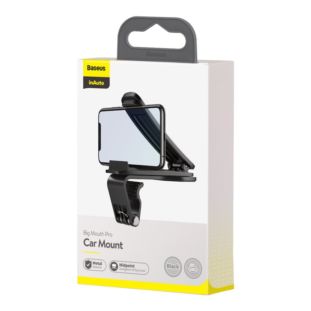 Auto nosač Baseus Big Mouth Pro, 4.7inch - 6.5inch, Crni SUDZ-A01