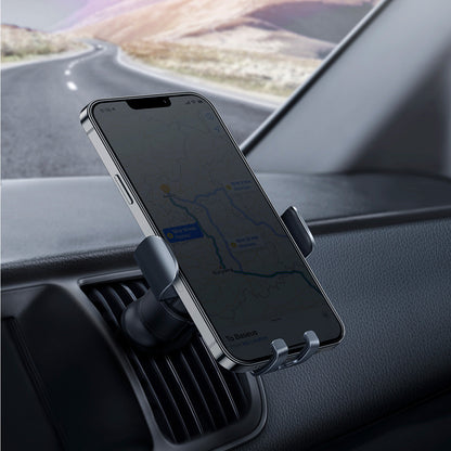 Auto nosač Baseus Metal Age II, 4.7inch - 6.7inch, Sivi SUJS000013