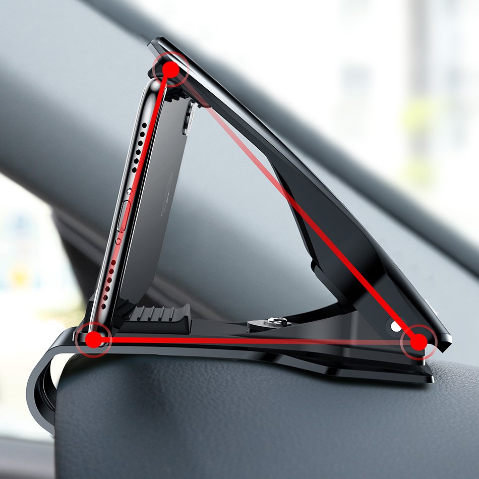 Auto nosač Baseus Mouth, 3.5inch - 7inch, Crni SUDZ-01