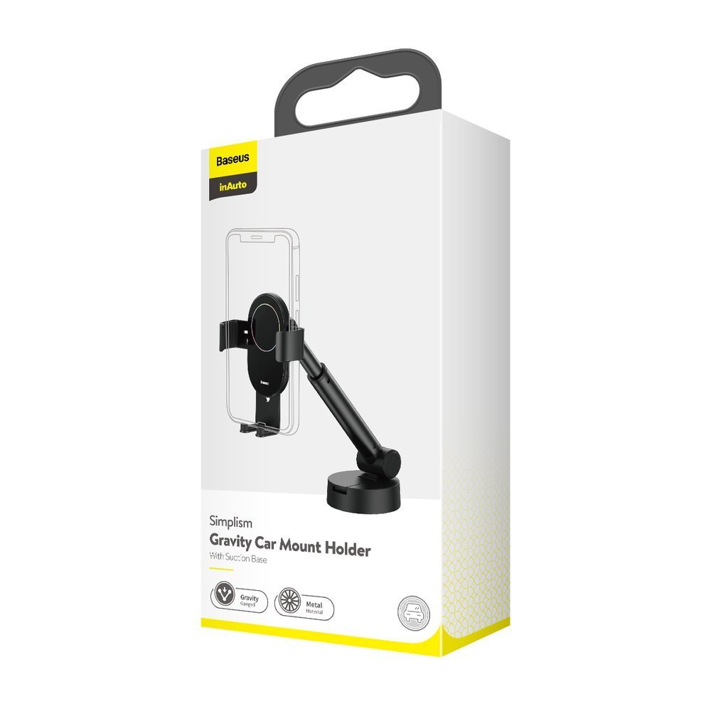 Auto nosač Baseus Simplism, univerzalan, crni SUYL-JY01
