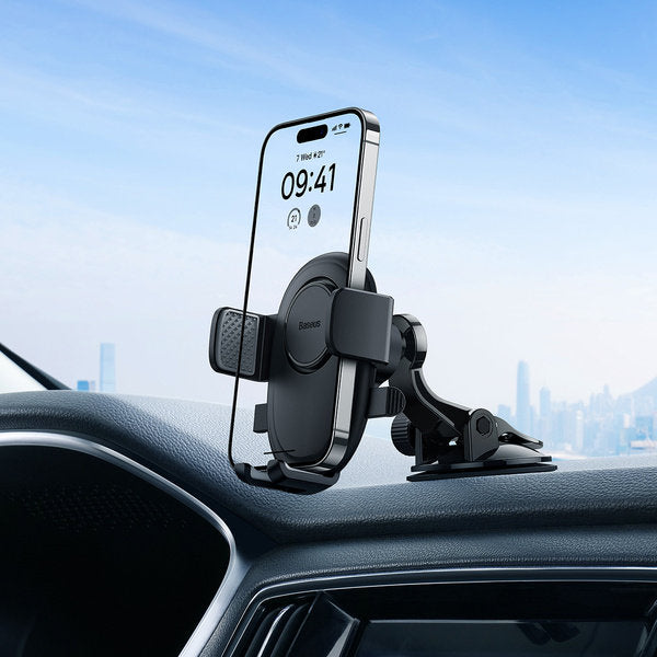 Baseus UltraControl Lite Car Holder, 5.4inch - 7.2inch, Black 