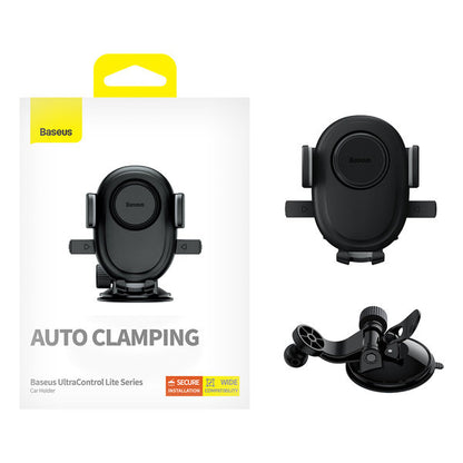 Baseus UltraControl Lite Car Holder, 5.4inch - 7.2inch, Black 