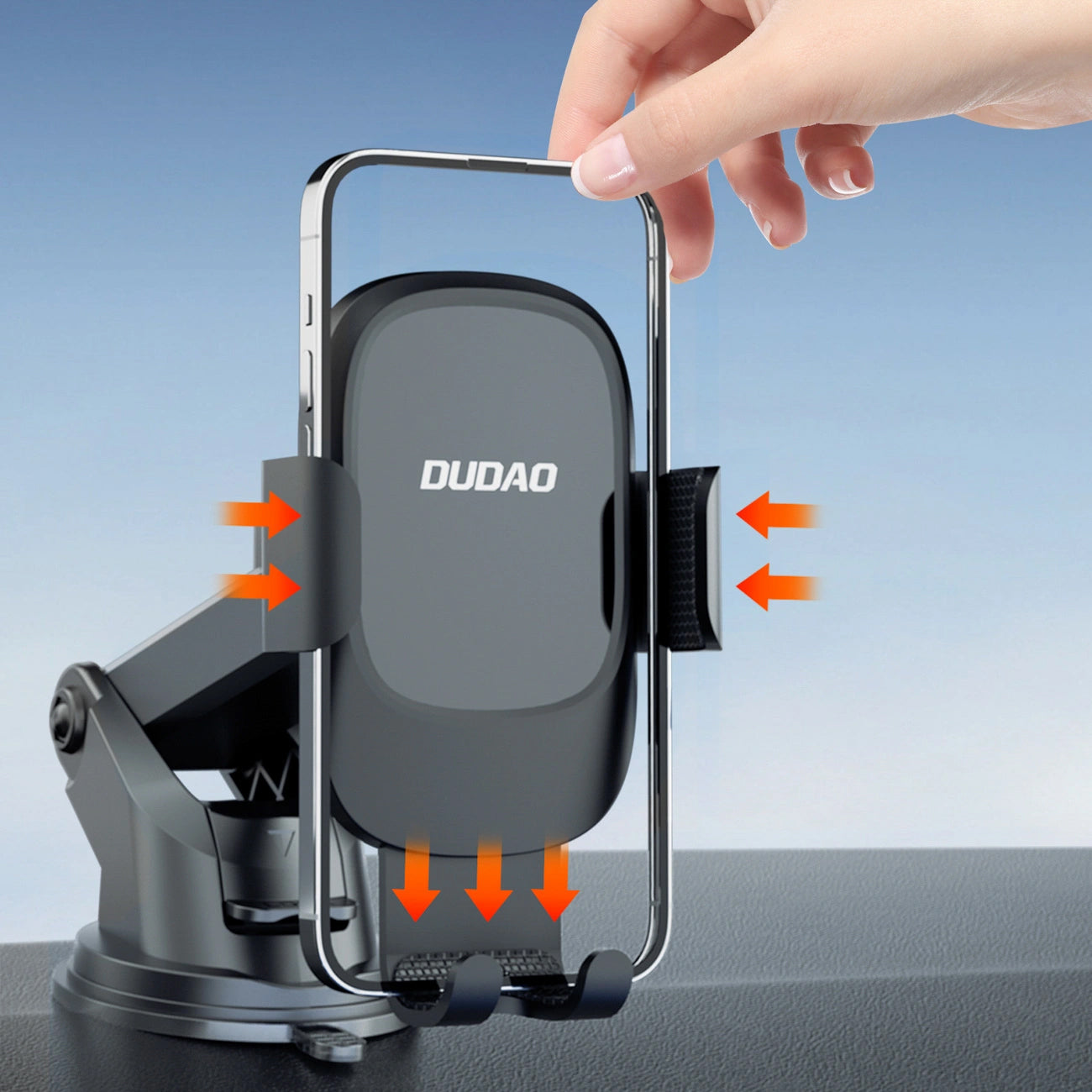 Auto nosač Dudao F5N+, Univerzalan, Crn