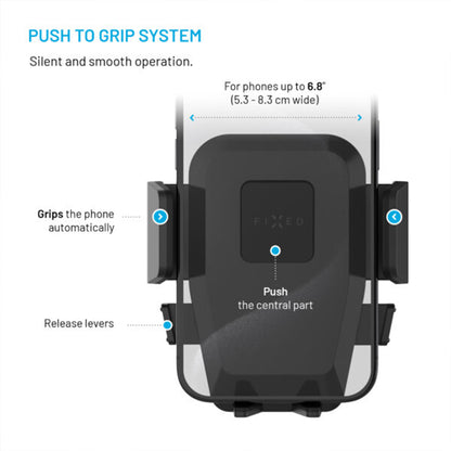 Auto nosač Fixed Iconiq Lock, Univerzalan, Crn