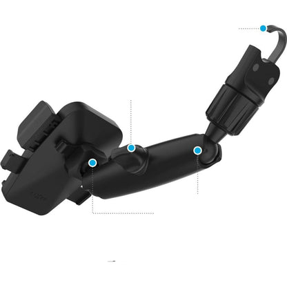Suport Auto Fixed Iconiq Mirror, Univerzalan, Crn