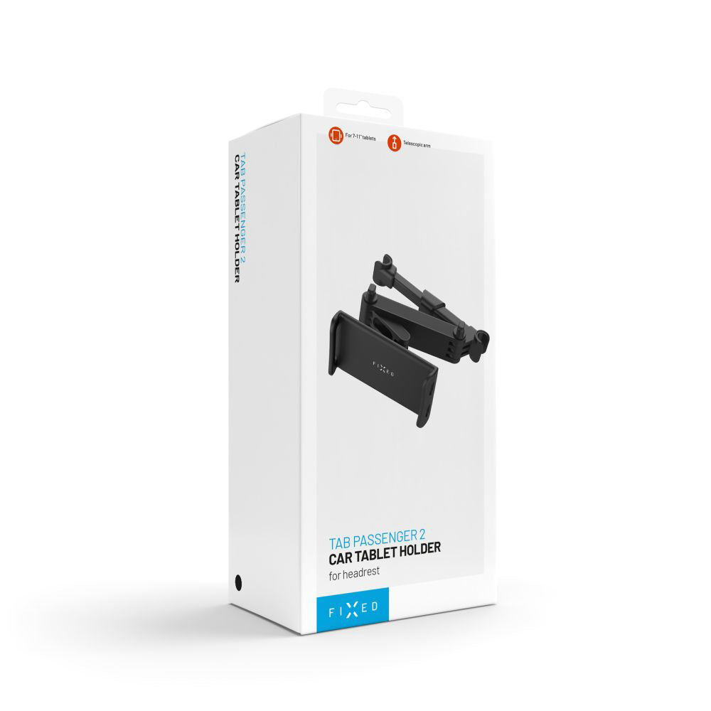 Auto nosač za naslon za glavu Fixed Tab Passenger 2, 7inch - 13inch, Crna