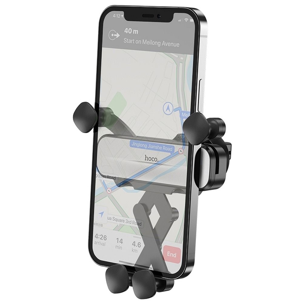 Car Holder HOCO CA102, 4.5inch - 7inch, Black 