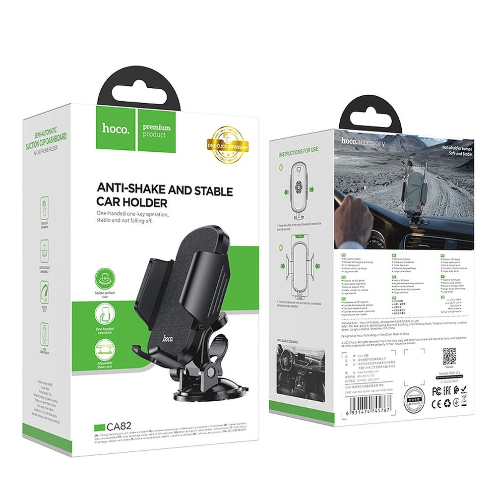 Auto nosač HOCO CA82 Just Fast, Univerzalan, Crn