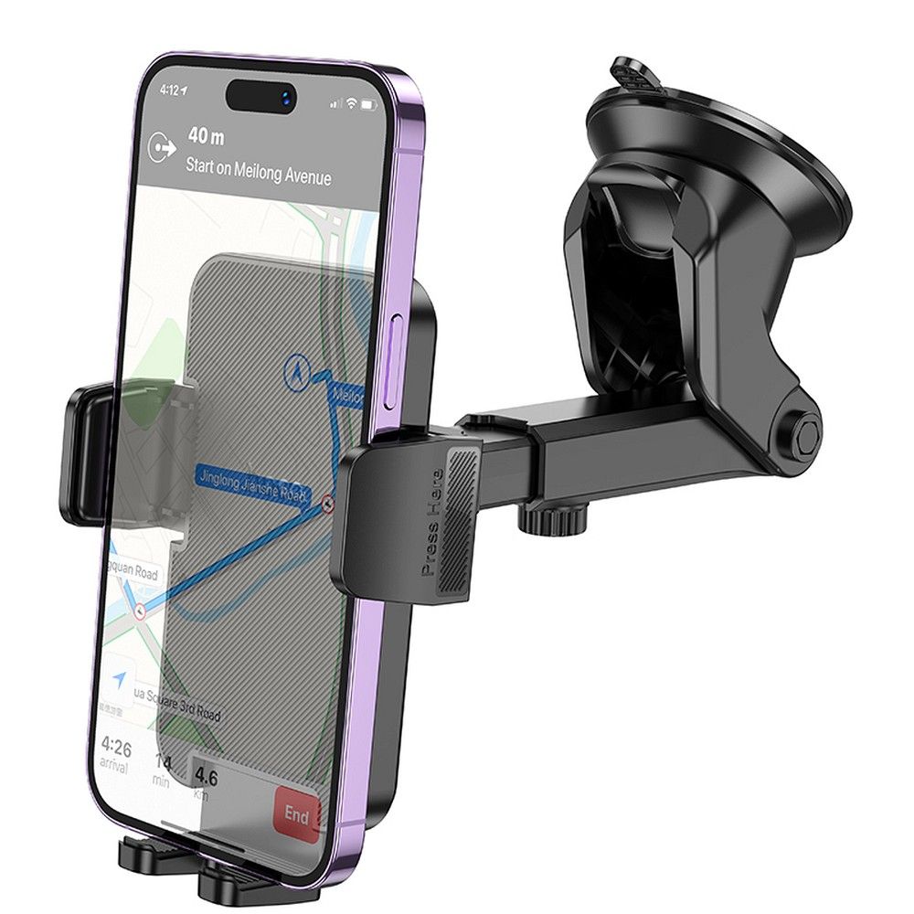 Auto nosač HOCO H37, 4.5inch - 7inch, Crni