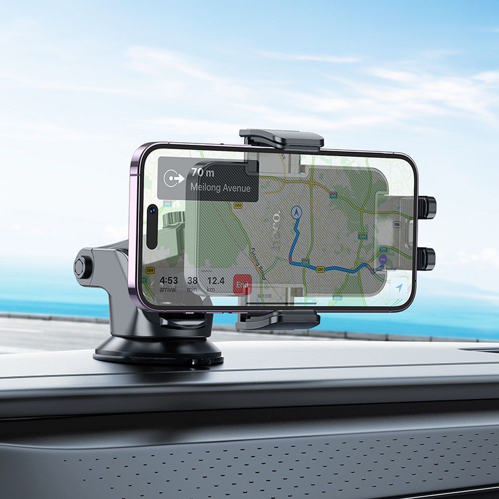Auto nosač HOCO H37, 4.5inch - 7inch, Crni