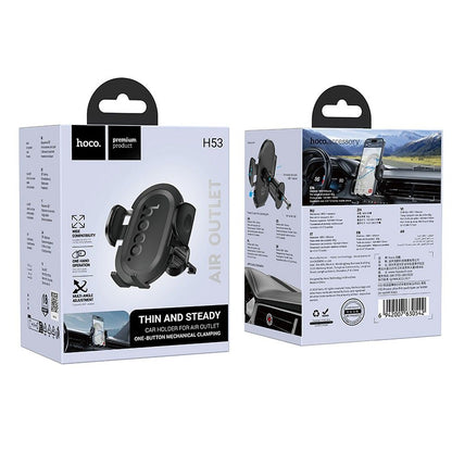 Auto nosač HOCO H53, Univerzalan, Crn