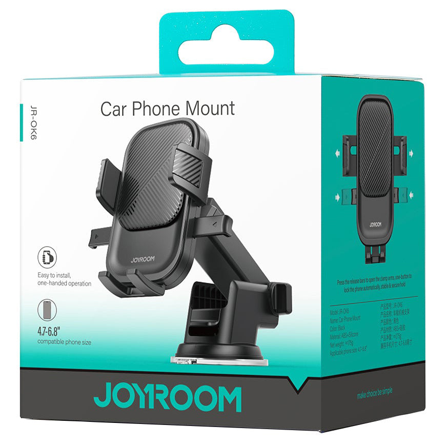 Auto držač Joyroom JR-OK6 Dash 2, 4.7inch - 6.8inch, Crna