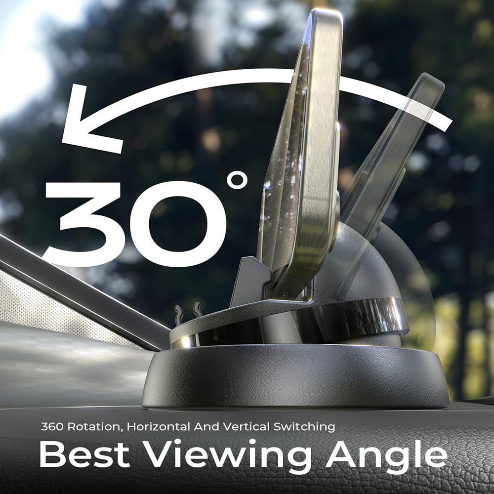 Auto nosač Lisen za Telefon / Tablet sa debljinom 6mm - 13mm, Crni YL0224060015