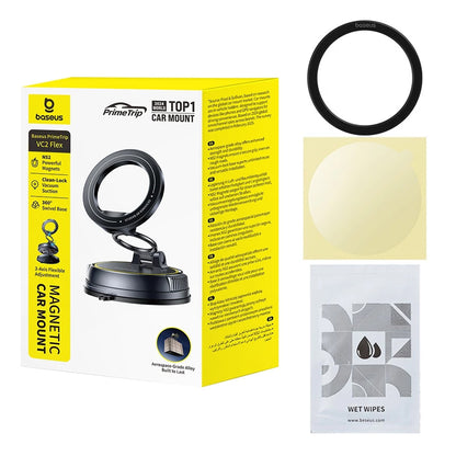 Magnetni auto držač Baseus PrimeTrip VC2 Flex, univerzalni, crni