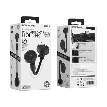 BH18 Journey Magnetic Magnetic Journey Magnetic Car Holder, Universal, Black 