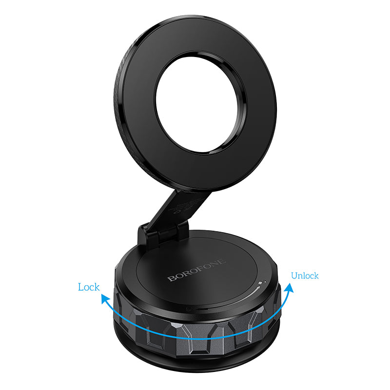 Magnetni auto držač Borofone BH140 Gloria, 4.5inch - 7inch, Crna