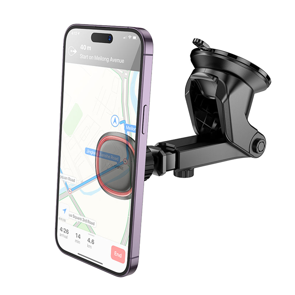 Univerzalni magnetni auto držač Borofone BH125 Roman, crni