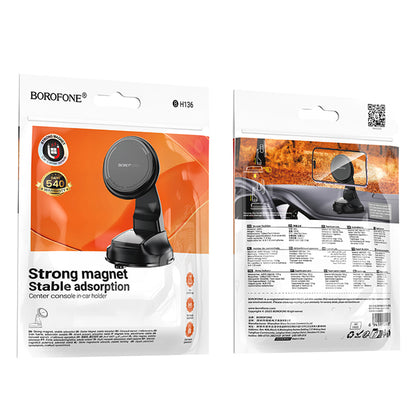 Magnetni auto držač Borofone BH136 Parker, 4.5inch - 7inch, Crni