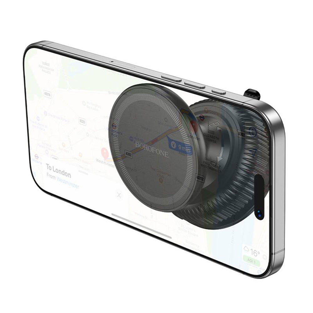 Magnetni auto držač Borofone BH139 Rider, 4.5inch - 7inch, Crna