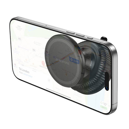 Magnetni auto držač Borofone BH139 Rider, 4.5inch - 7inch, Crna