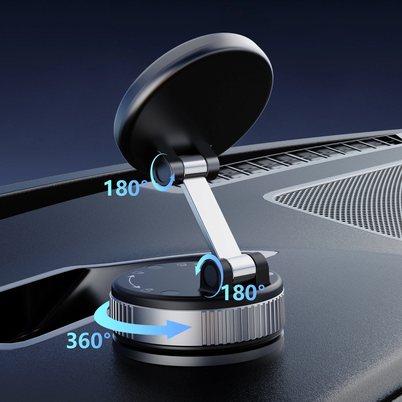 Auto magnetni nosač Dudao F24PRO, Univerzalan, Crni