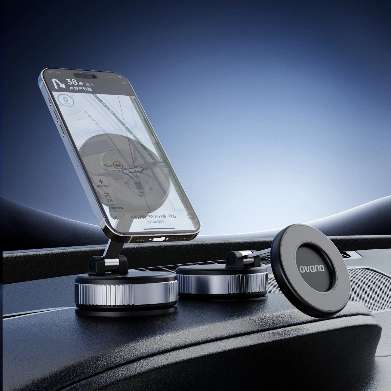 Auto magnetni nosač Dudao F24PRO, Univerzalan, Crni