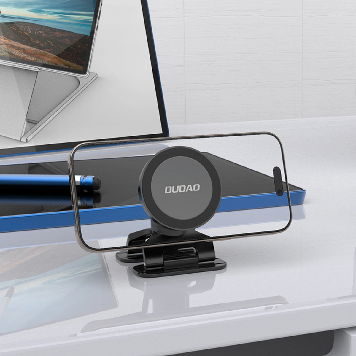 Magnetni auto držač Dudao F25, univerzalni, crni