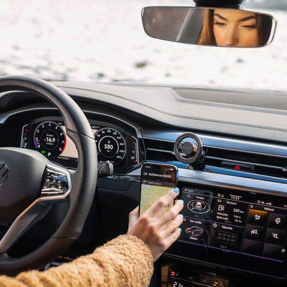 Auto Magnetni Fiksni Držač, Univerzalni, Srebrni