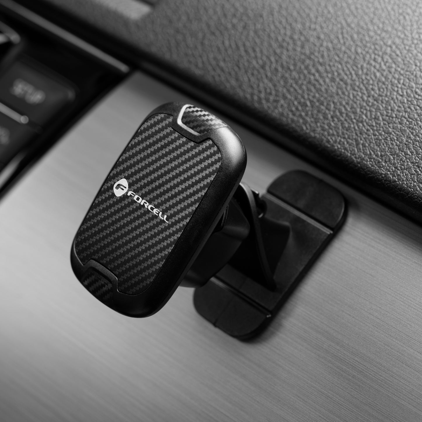 Auto nosač Forcell Carbon H-CT322, magnetni, univerzalni, crni