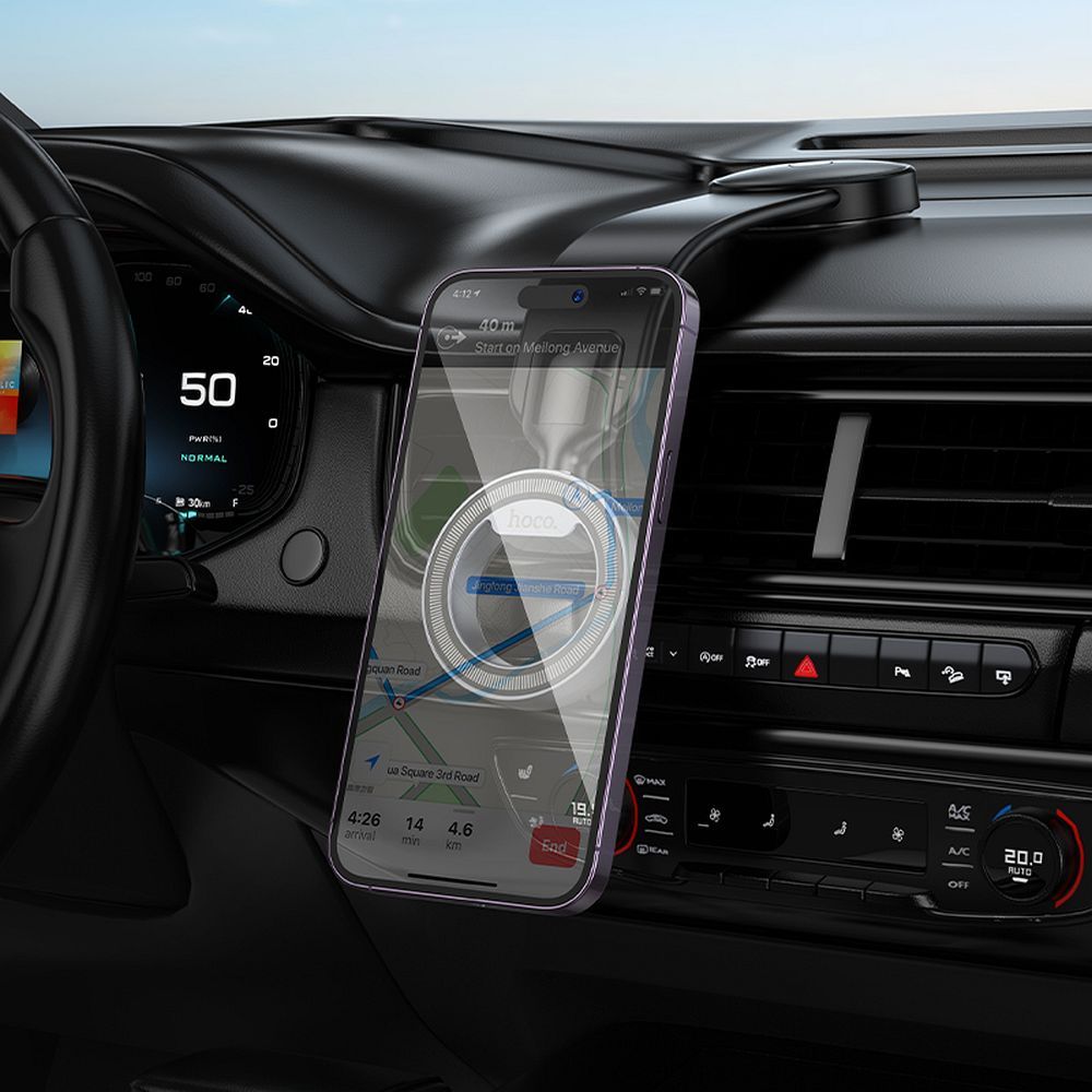 Magnetni Auto Nosac HOCO H71, Univerzalan, Sivi