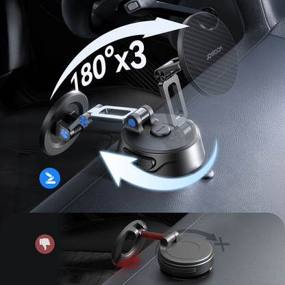 Magnetni auto držač Joyroom JR-ZS51, univerzalan, crni