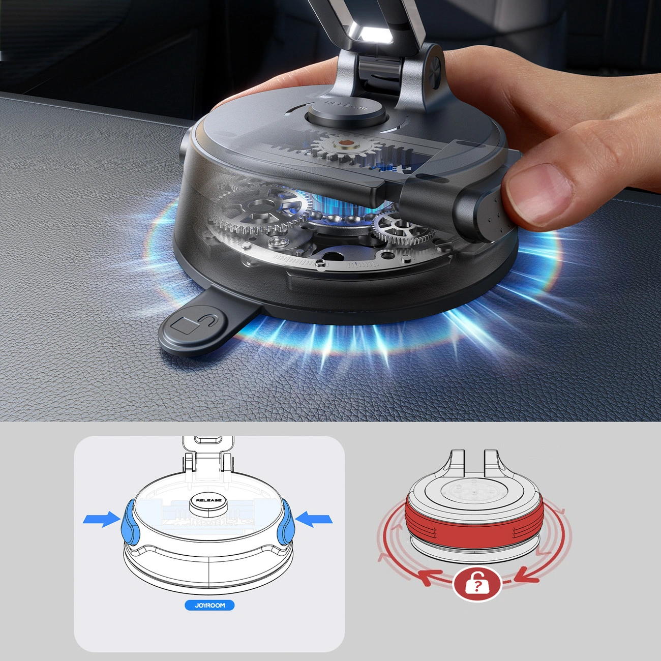 Magnetni auto držač Joyroom JR-ZS51, univerzalan, crni