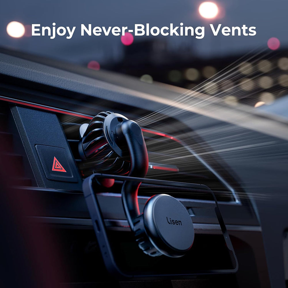 Suport Auto Magnetni Lisen, Univerzalan, Crni YL0222060002