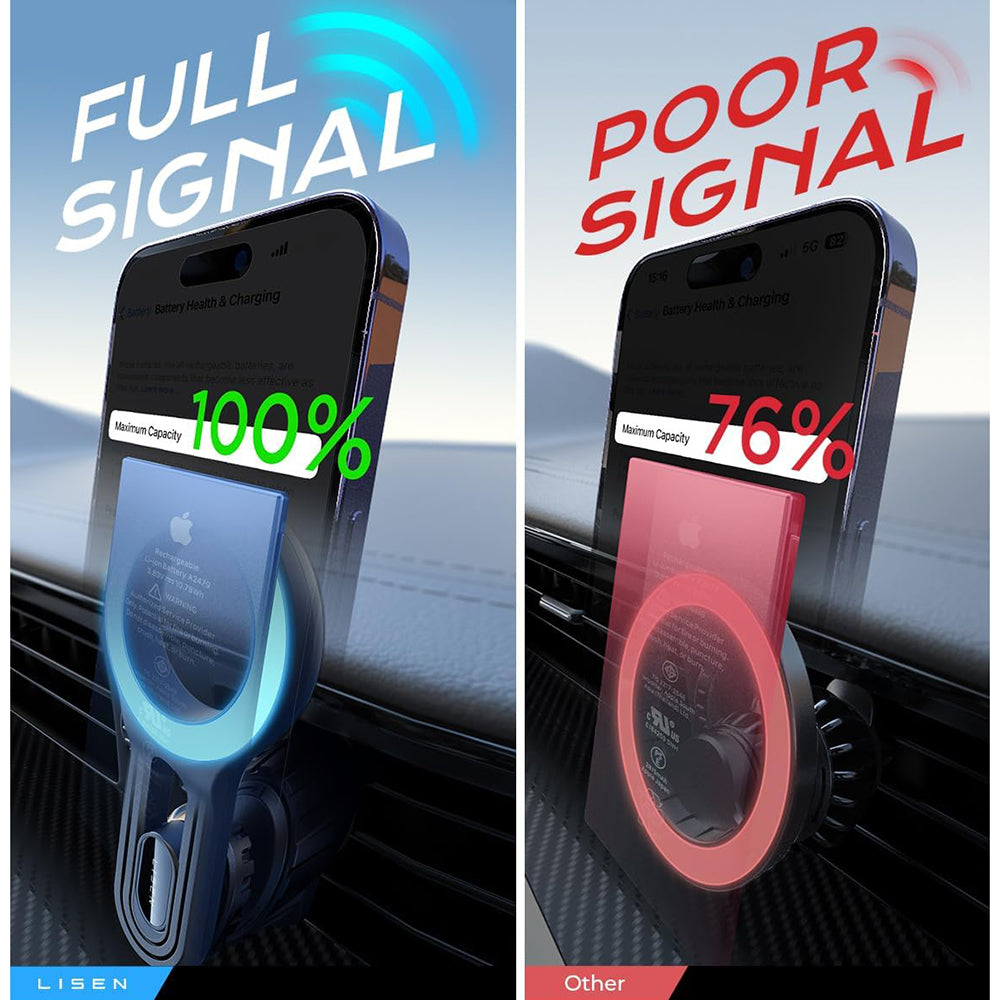 Auto Magnetni Držač Lisen, Univerzalni, Crni YL0222100001