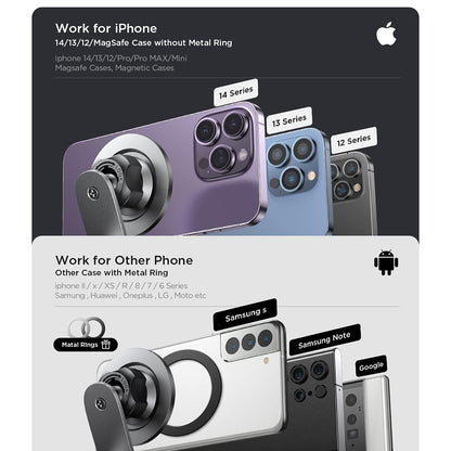 Auto Magnetni Nosac Lisen, Univerzalni, Crni YL0223050002