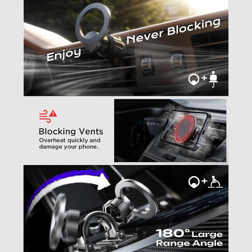 Auto Magnetni Nosac Lisen, Univerzalan, Crni YL0223110033