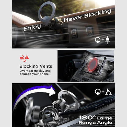 Auto Magnetni Nosac Lisen, Univerzalan, Crni YL0223110033