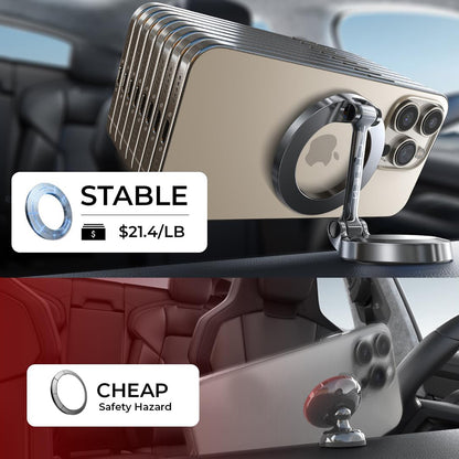 Suport Auto Magnetni Lisen, Univerzalan, Crni YL0224010003