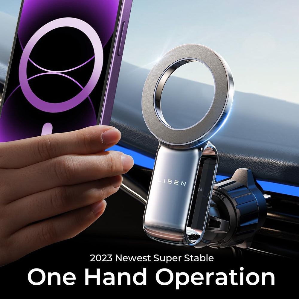 Suport Auto Magnetni Lisen, Univerzalan, Crni YL0224050012