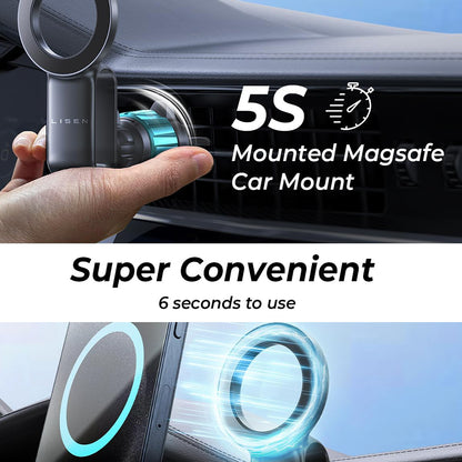 Suport Auto Magnetni Lisen, Univerzalan, Crni YL0224050012