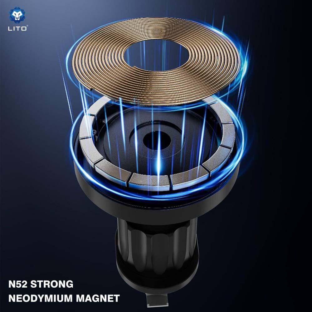 Magnetni Auto Nosac Lito LT-W05, Univerzalan, Crni