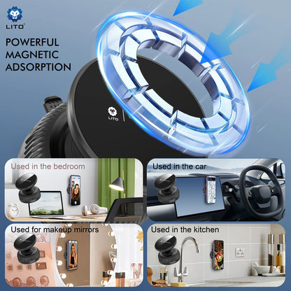 Auto Magnetni Nosac Lito LT-W12, Univerzalan, Crn